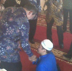 Baharuddin Minta Modal Usaha Jual Sayur Kepada SBY