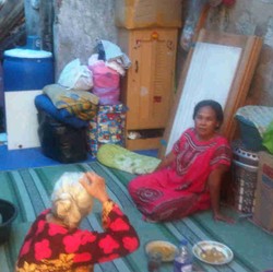 Cara Berlebaran Ala Korban Kebakaran