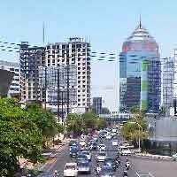 Jalanan Kota Surabaya Tak Selengang H-1 Lebaran