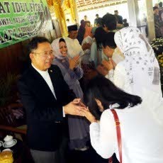 Walikota dan Wakil Gelar Open House di Pendopo