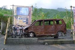 Merekam Jejak Erupsi Merapi di Kaliadem, Yogyakarta