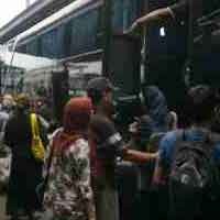 Belasan Bus Kota Diperbantukan di Terminal Purabaya
