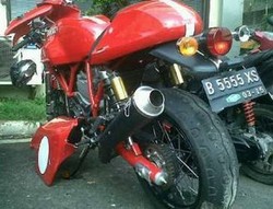 Ducati yang Dikendarai Andre Motor Langka di Indonesia