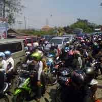 Arus Balik, Ekor Kemacetan di Mojoagung Sempat Hingga 7 Kilometer