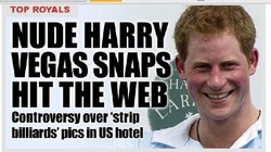 Koran Inggris Diperingatkan Tak Muat Foto Bugil Pangeran Harry