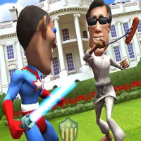 Kandidat Presiden AS Baku Hantam di Game 