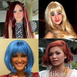 Warna-warni Rambut Selebriti Indonesia