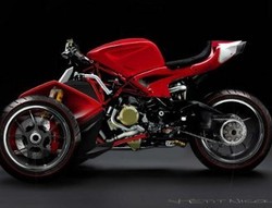 Wow! Ducati dengan 3 Roda