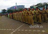 Upacara Peringatan HUT ke-67 Jabar 