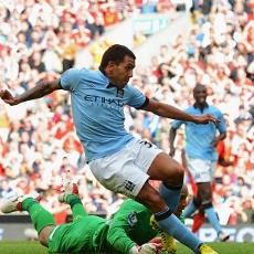Mancini: Gol Kedua City Hadiah dari Liverpool
