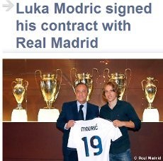 Modric Tuntaskan Kepindahan ke Madrid