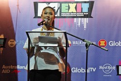 Dian Sastro Pemandu Film Dokumenter Anti Perdagangan Manusia Produksi MTV EXIT