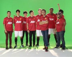 Nidji Syuting Video Musik Bareng 6 Pemain Manchester United