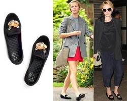 Idola Baru Seleb: Sepatu Loafer Bergambar Rubah Karya Tory Burch