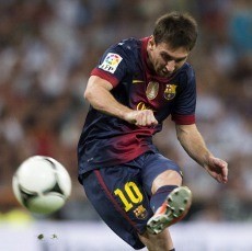 Messi Top Skorer Barca di El Clasico