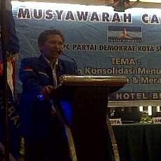 Dadik Terpilih Jadi Ketua DPC Partai Demokrat Surabaya