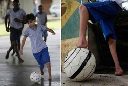 Bocah yang Tak Punya Telapak Kaki Tapi Jago Main Bola