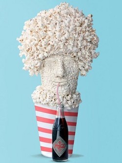 Popcorn dan Kuaci Dirangkai Jadi Karya Seni