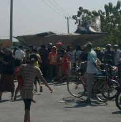 Dishub Janji Pasang TL, Blokade Raya Porong Baru Dibuka