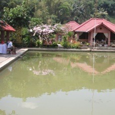 Berenang dan Memancing di Tengah Sawah Aki dan Enin
