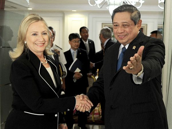 Presiden SBY Terima Hillary Clinton