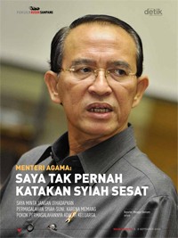 Menteri Agama: Saya Tak Pernah Katakan Syiah Sesat