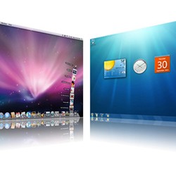 Windows 7 Lampaui XP, Vista Disalip OS X