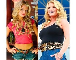Evolusi Bentuk Tubuh Jessica Simpson Sebelum & Setelah Hamil