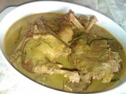 Opor Entog, makanan lebaran yang menggugah selera..