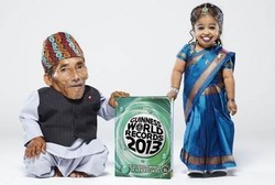 Bila Pria dan Wanita Terpendek di Dunia Bertemu