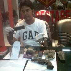 Dua Pistol Tak Bertuan Akan Diserahkan ke Polda Jatim