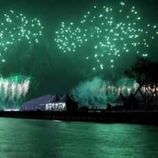 Ada Tari Saman di Tengah Pesta Kembang Api