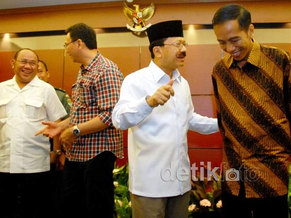 Jokowi dan Foke Bertemu di Mapolda