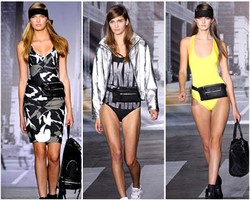 Parade Busana Renang & Stiletto di Peragaan DKNY