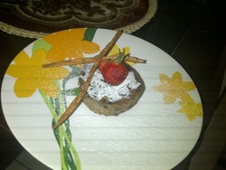 hot chocolate cinnamon puding