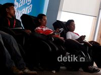 Asyik, Wartawan PON Dapat Pijat Gratis