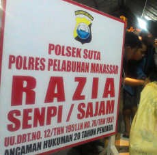 Antisipasi Teror, Polda Sulselbar Gelar Razia Serentak di Sejumlah Titik