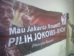 Nama & Foto Dicatut untuk Kampanye di Pilgub DKI, Hercules Lapor Polisi