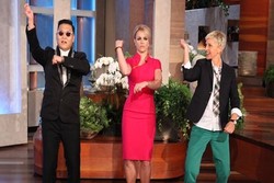 Penampilan Psy Sukses Dongkrak Rating The Ellen DeGeneres Show