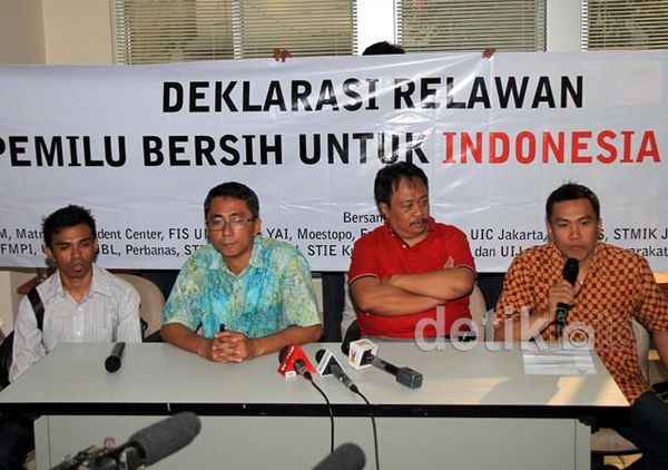 Mahasiswa Deklarasikan Pemilu Bersih