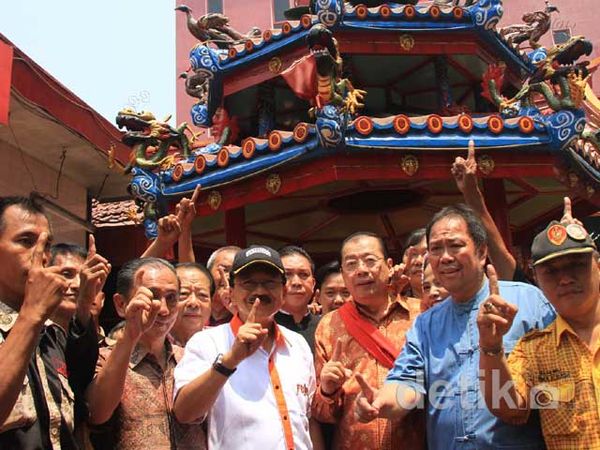 Foke Kampanye di Klenteng Toa Se Bio