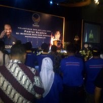 Ribuan Kader Nasdem Hadiri Pelantikan Pengurus di Sabuga