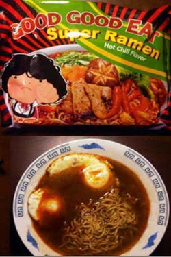 Slruuup! Huahh! Mi Instan Ini Paling Pedas di Dunia (2)