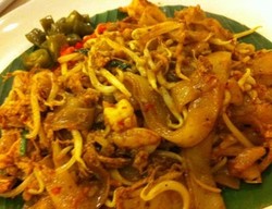 Resep Mie: Kwetiau Udang Pedas