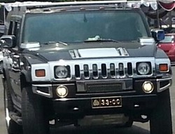Wah, Hummer H2 Mobil Dinas Polri?