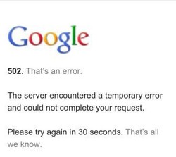 Google Tumbang?