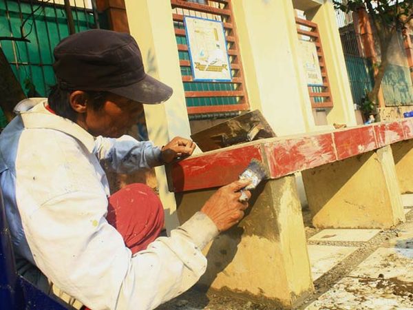 Halte-halte di Kota Bandung Mempercantik Diri