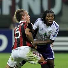 Milan Diimbangi Anderlecht Tanpa Gol