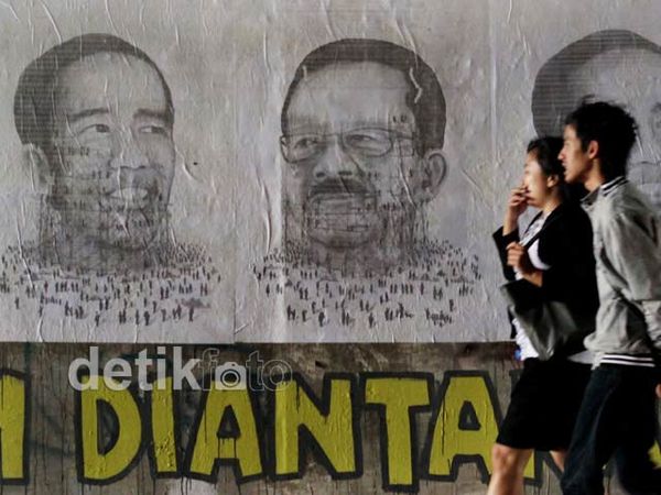 Mural Jokowi-Foke Sambut Pencoblosan