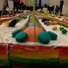 Rainbow Cake 500 Meter Juga Bercerita Tentang Sejarah Ny Liem